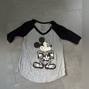 Disney Mickey Mouse Halloween T- Shirt - Black and Gray
